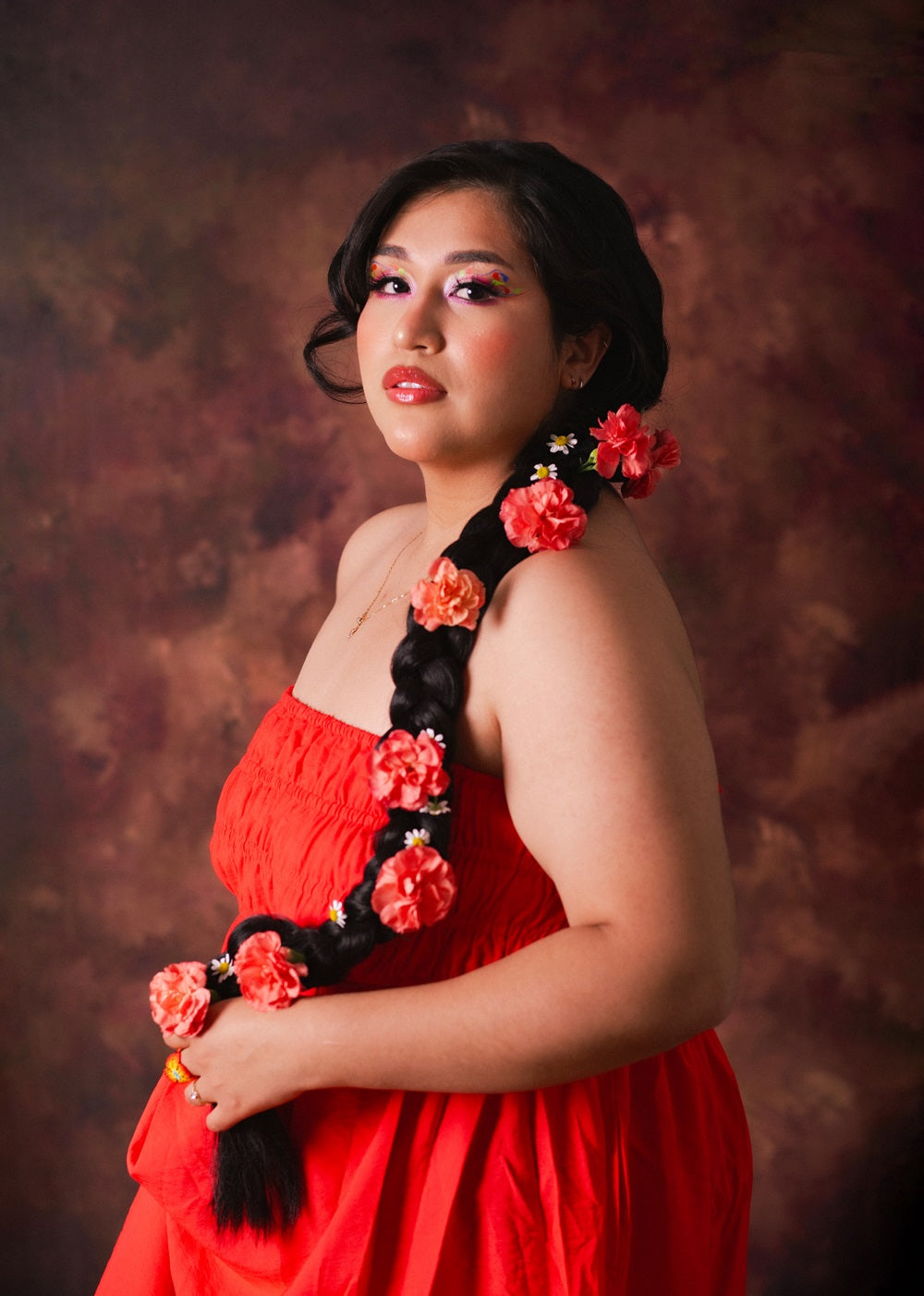 Kate Like Oil Painting Background Abstract Texture Fleece Fleece Backdrops For Photography -UK