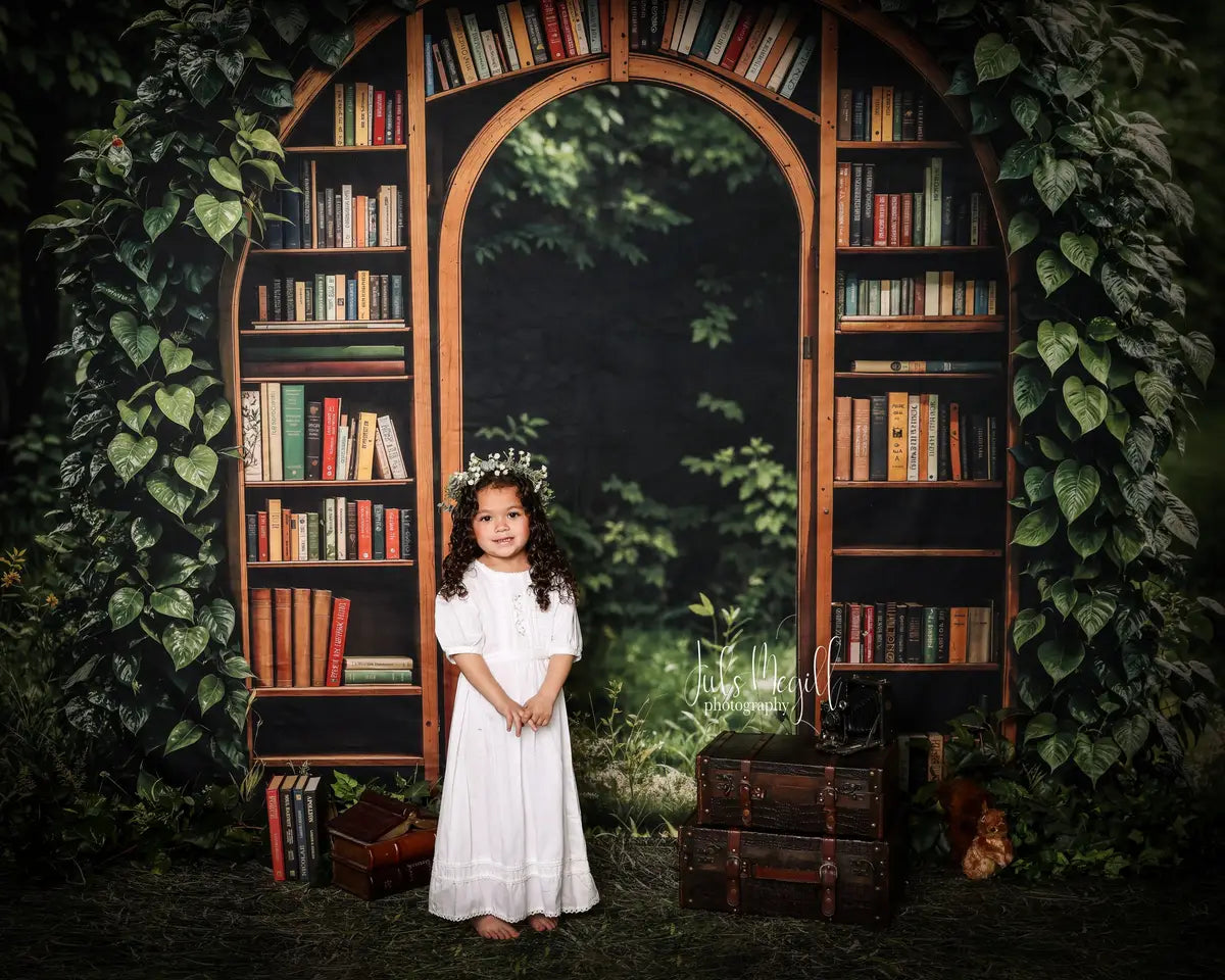 Kate Spring Garden Library Arch Backdrop Designed by Emetselch -UK