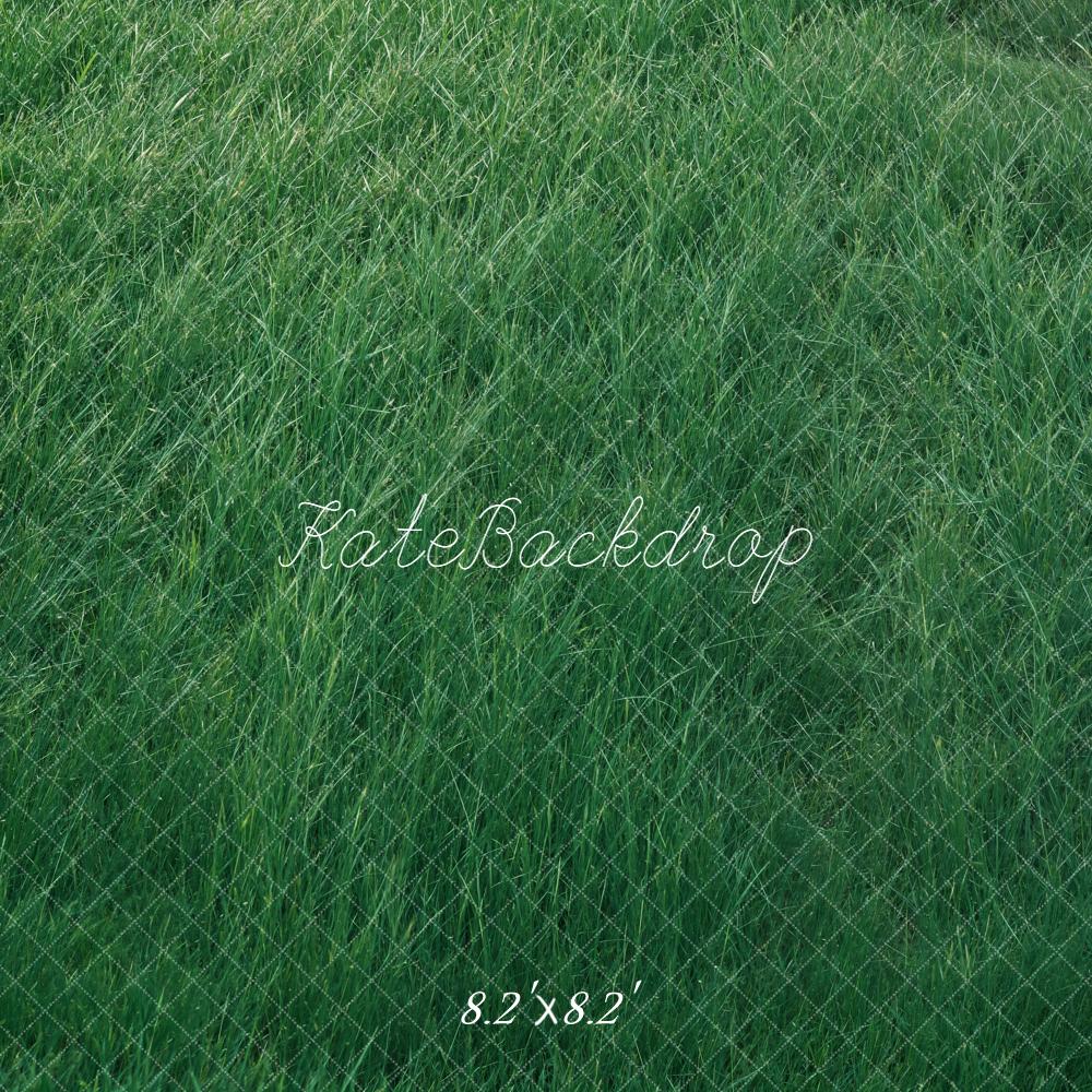 Kate Green Grass Field Floor Backdrop Designed by Kate Image -UK