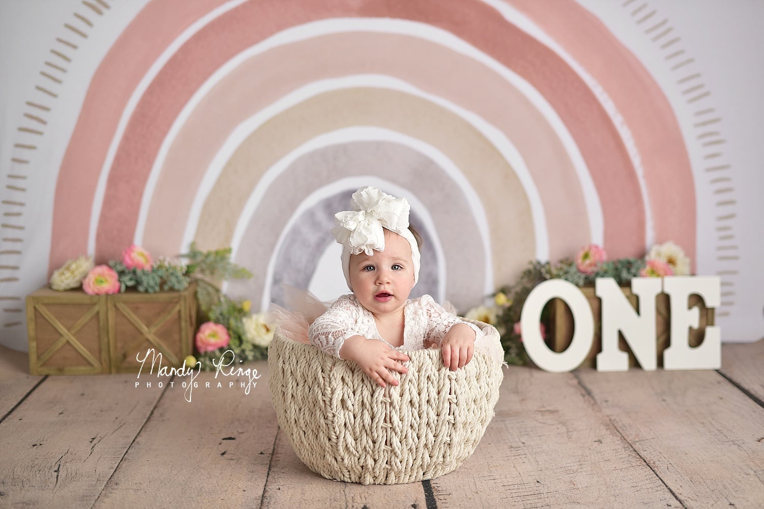 Kate Boho Rainbow Fleece Backdrop Designed by Mandy Ringe Photography -UK