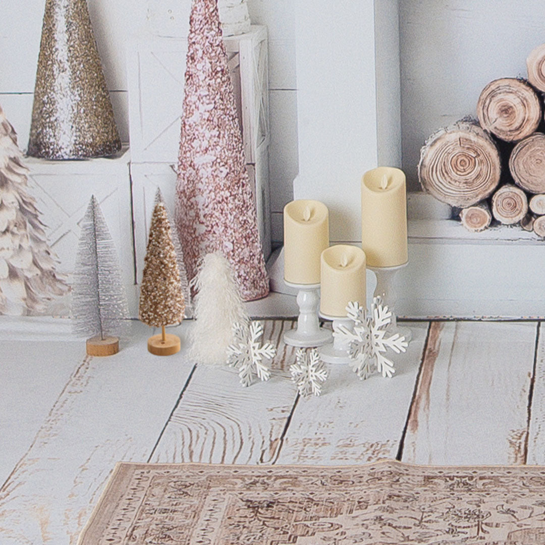 Kate Pink and Gold Boho Christmas Photo Kit Photography Backdrops&Props Themed Bundle -UK
