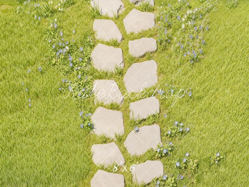 Kate Stone Pathway Grass Floor Backdrop Designed by Kate image