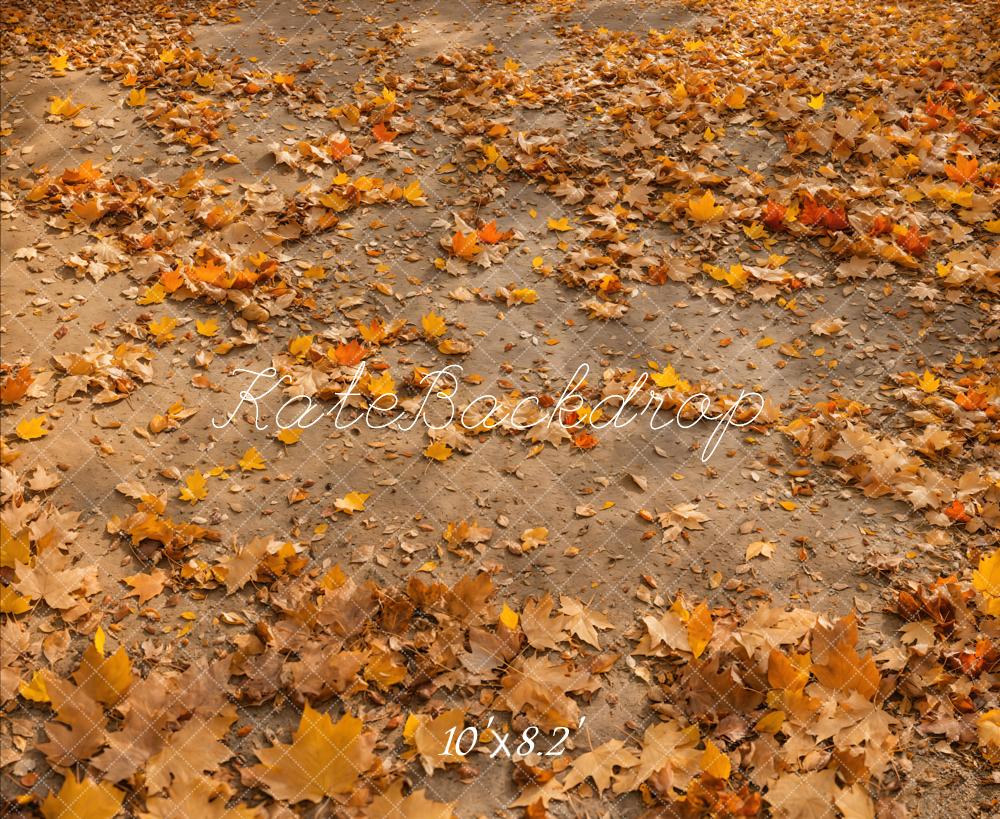 Kate Autumn Leaves Ground Floor Backdrop Designed by Emetselch