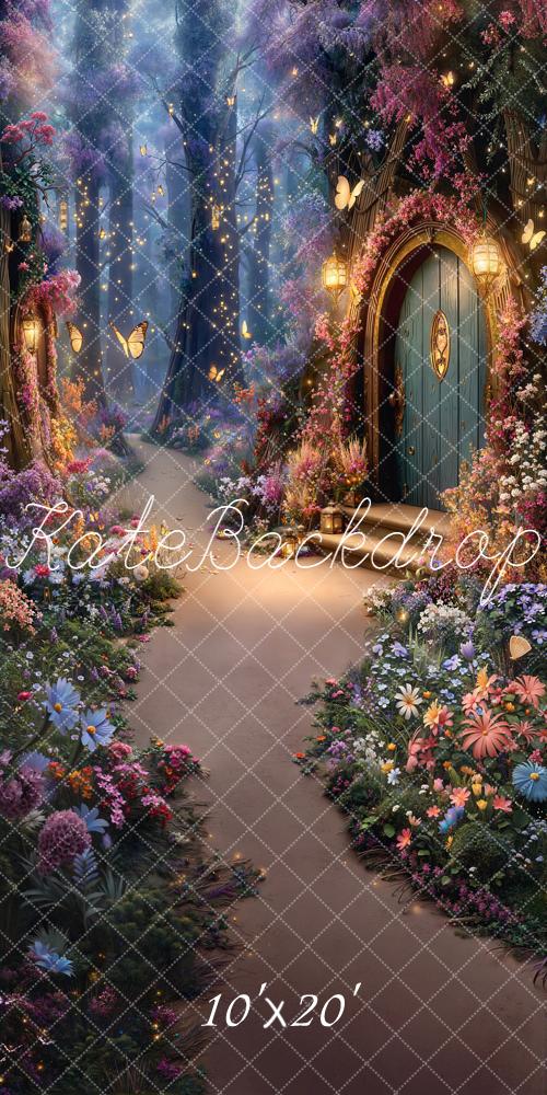 Kate Fairy Fantasy Forest Lanterns Backdrop Designed by Emetselch