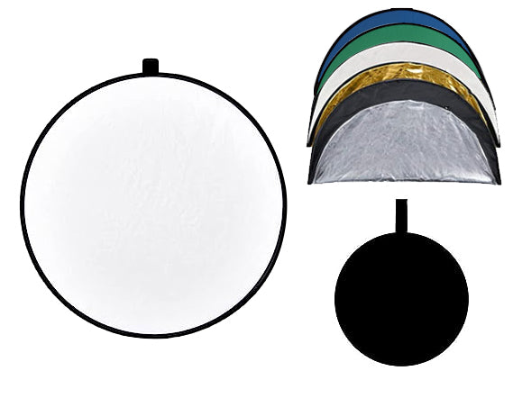 7-In-1 Light Reflector Round For Photography Multi Photo Disc -UK