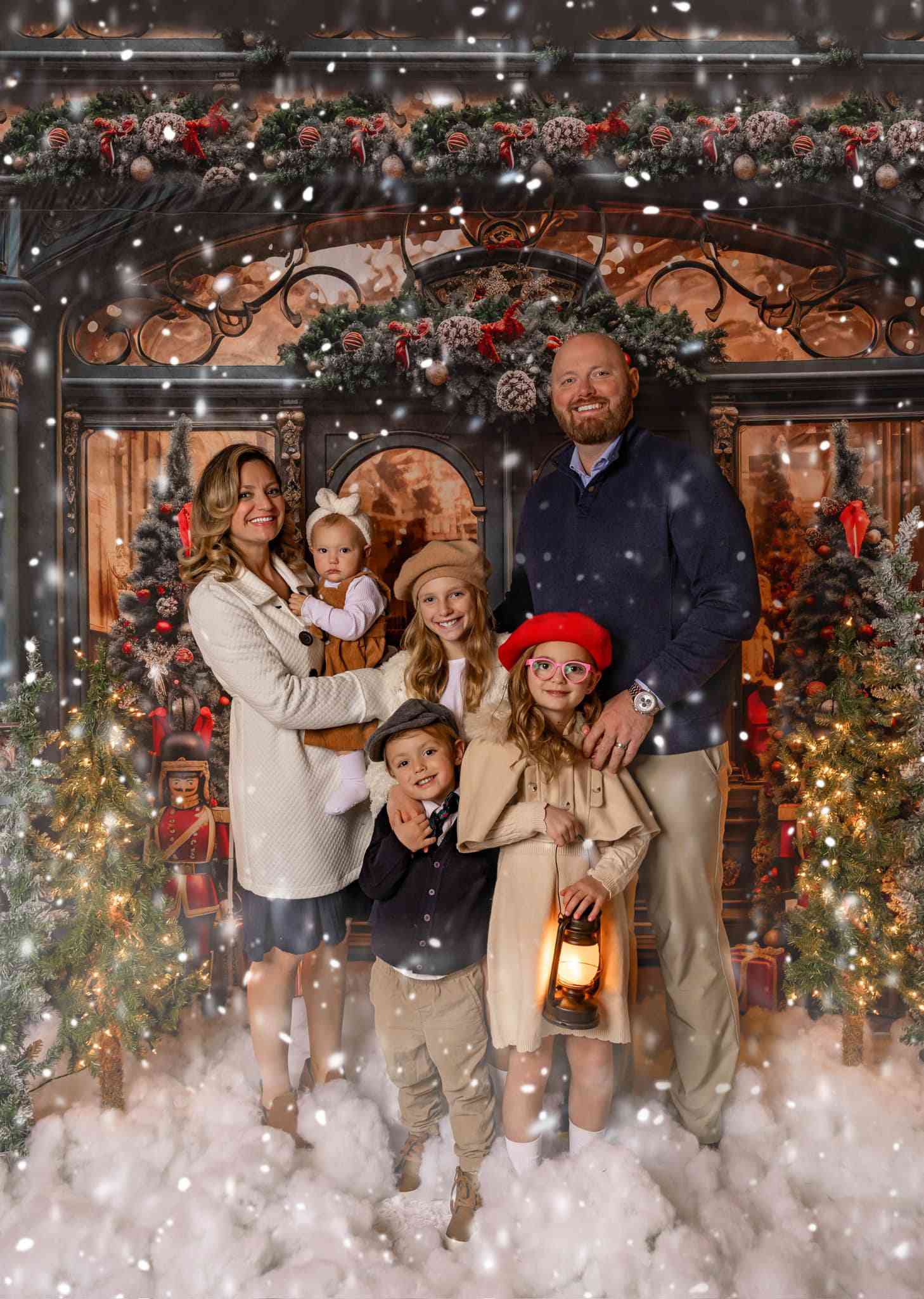 Kate Christmas Nutcracker Store Backdrop Designed by Emetselch -UK