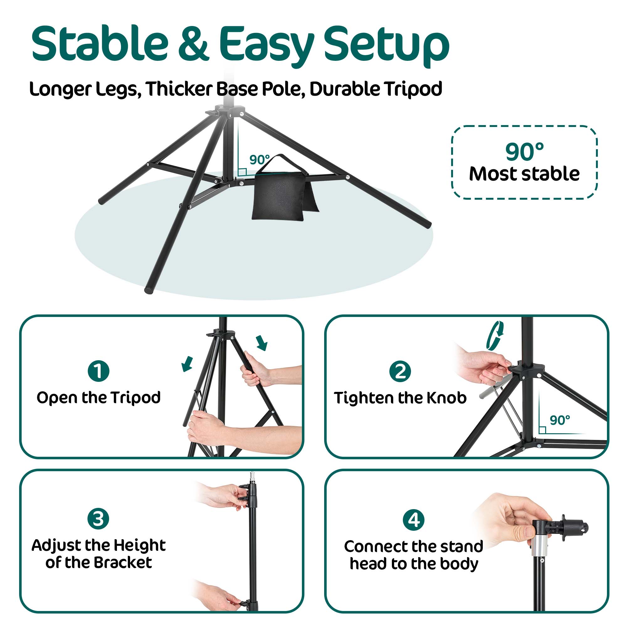 Kate Equipment Pop-Up collapsible Background Stand Clip Stand Kit for Photo Studios -UK