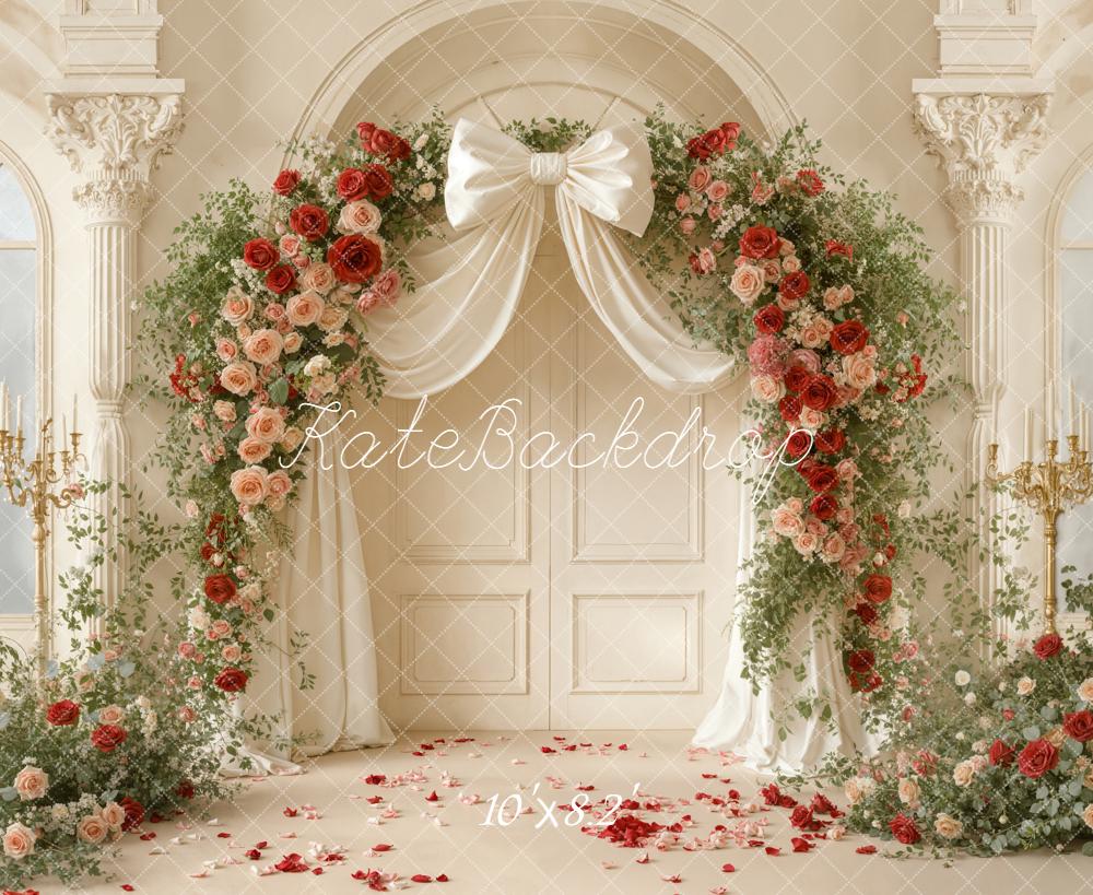 Kate Garland Elegant Columns Cream Backdrop Designed by Emetselch -UK