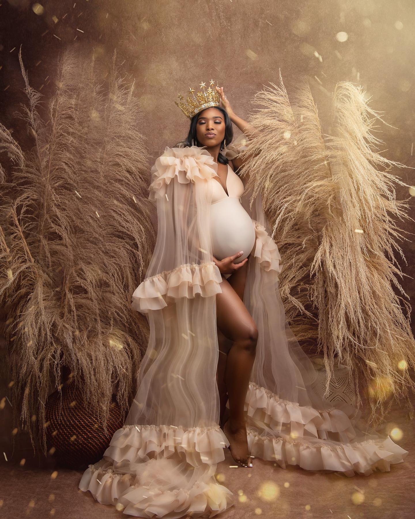 Kate Sweep Backdrop Brown Abstract For Photography -UK