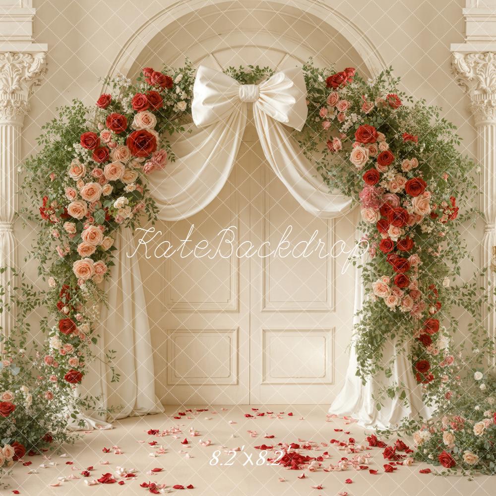 Kate Garland Elegant Columns Cream Backdrop Designed by Emetselch -UK