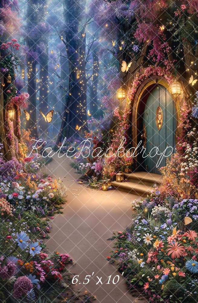 Kate Fairy Fantasy Forest Lanterns Backdrop Designed by Emetselch