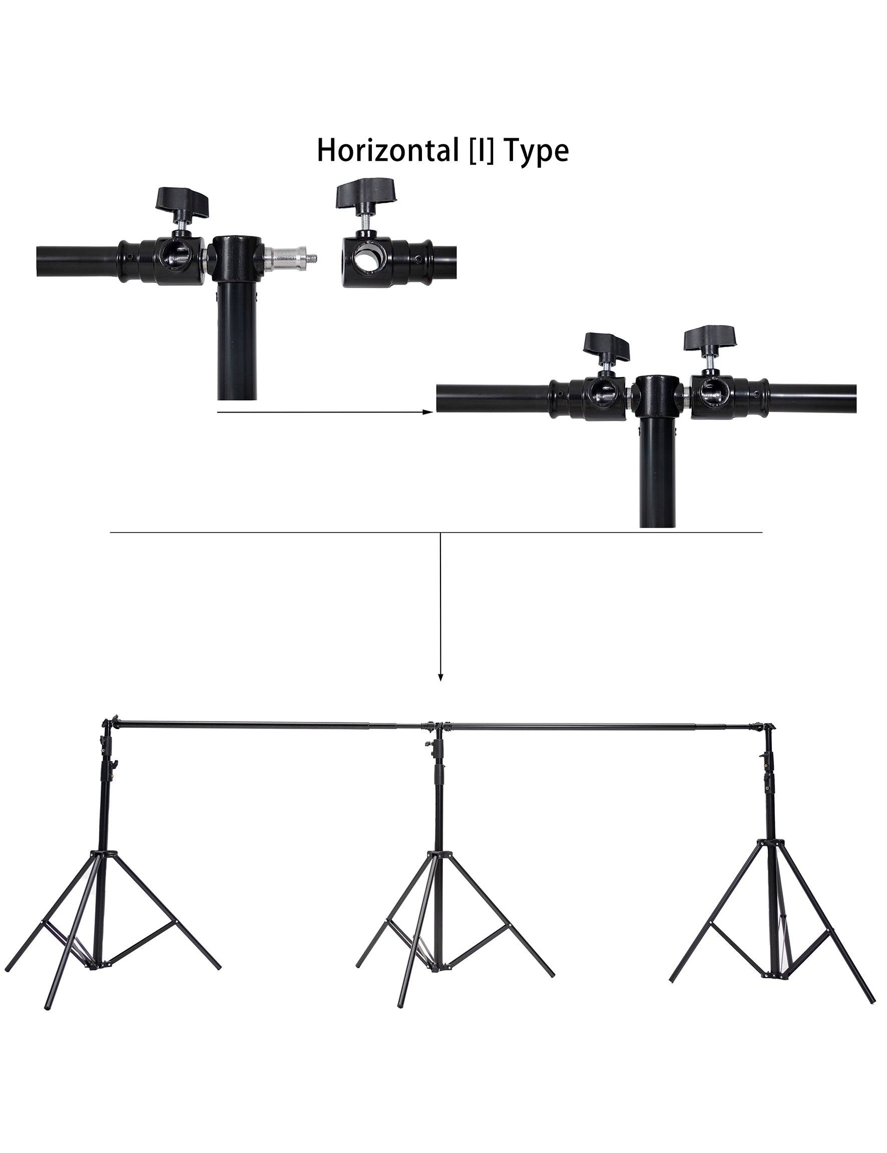 Kate 6x3m Frame Stand for room set( including 8 clips + one carrying case)