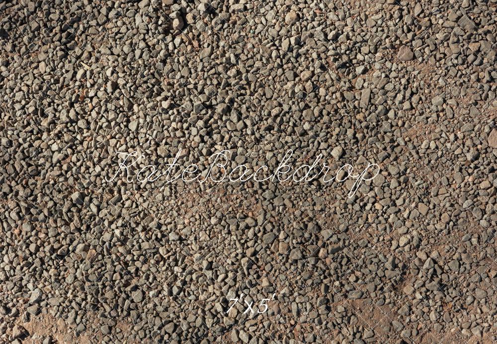 Kate Gravel Stone Ground Texture Floor Backdrop Designed by Mini MakeBelieve -UK