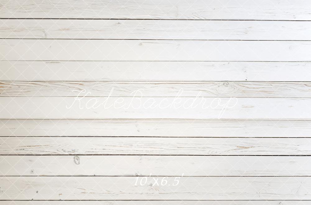 Kate White Wood Plank Texture Backdrop Designed by Mandy Ringe Photography -UK