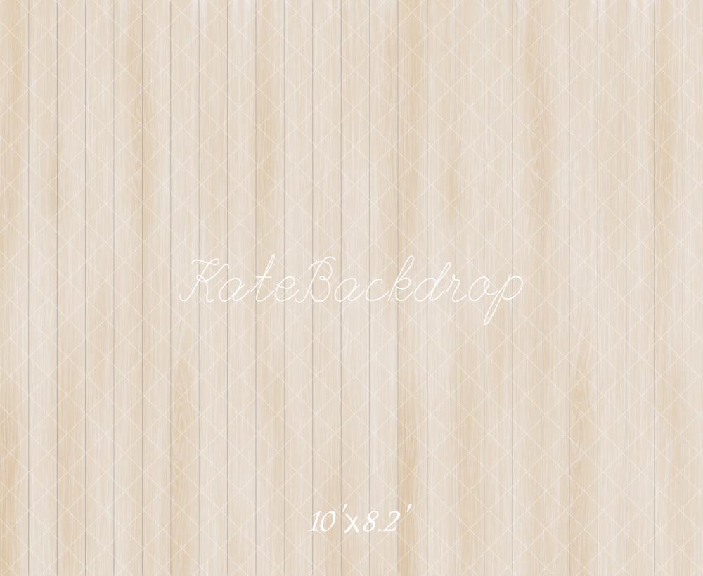 Kate Beige Wood Texture Diamond Fleece Backdrop Designed by Emetselch -UK