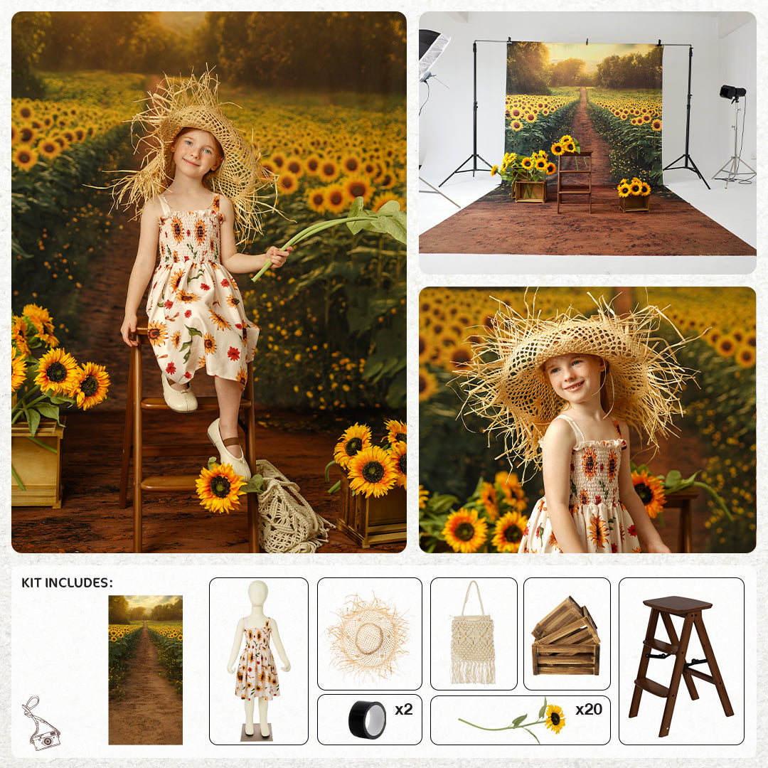 Kate Summer Sunflower Photo Kit -UK