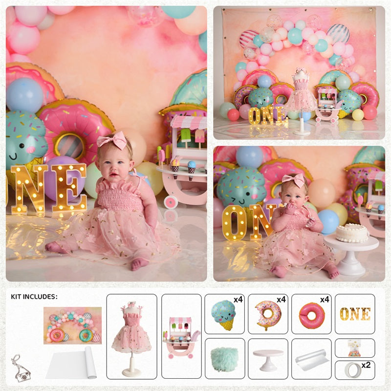 Kate Donut Cake Smash Photo Kit -UK