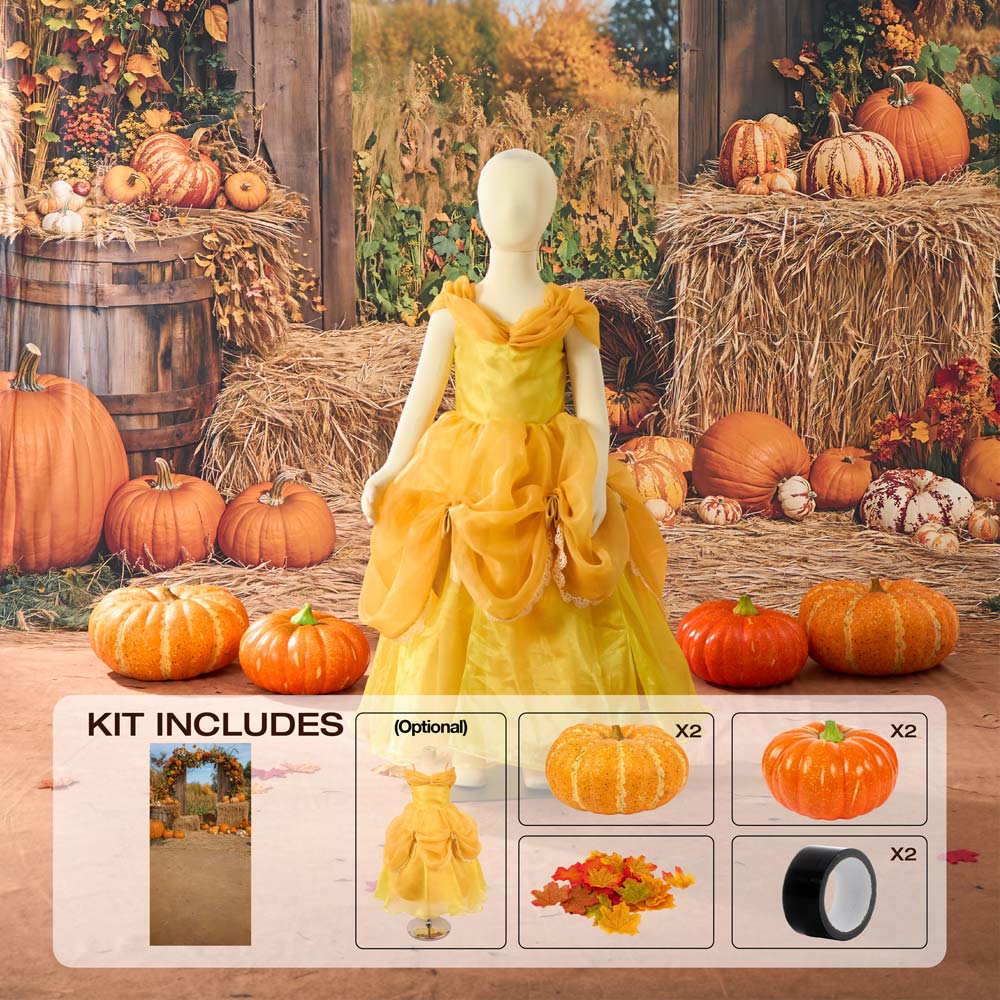 Kate Autumn Pumpkin Stand Photo Kit -UK