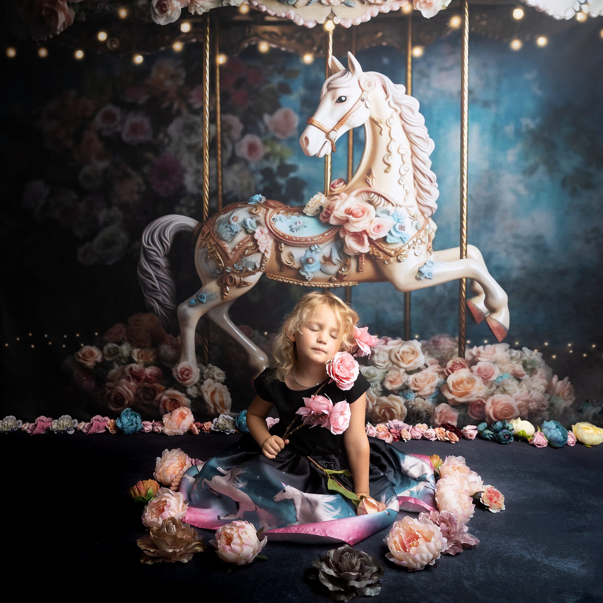 Kate Festival Horse Backdrop Designed by Patty Robert -UK