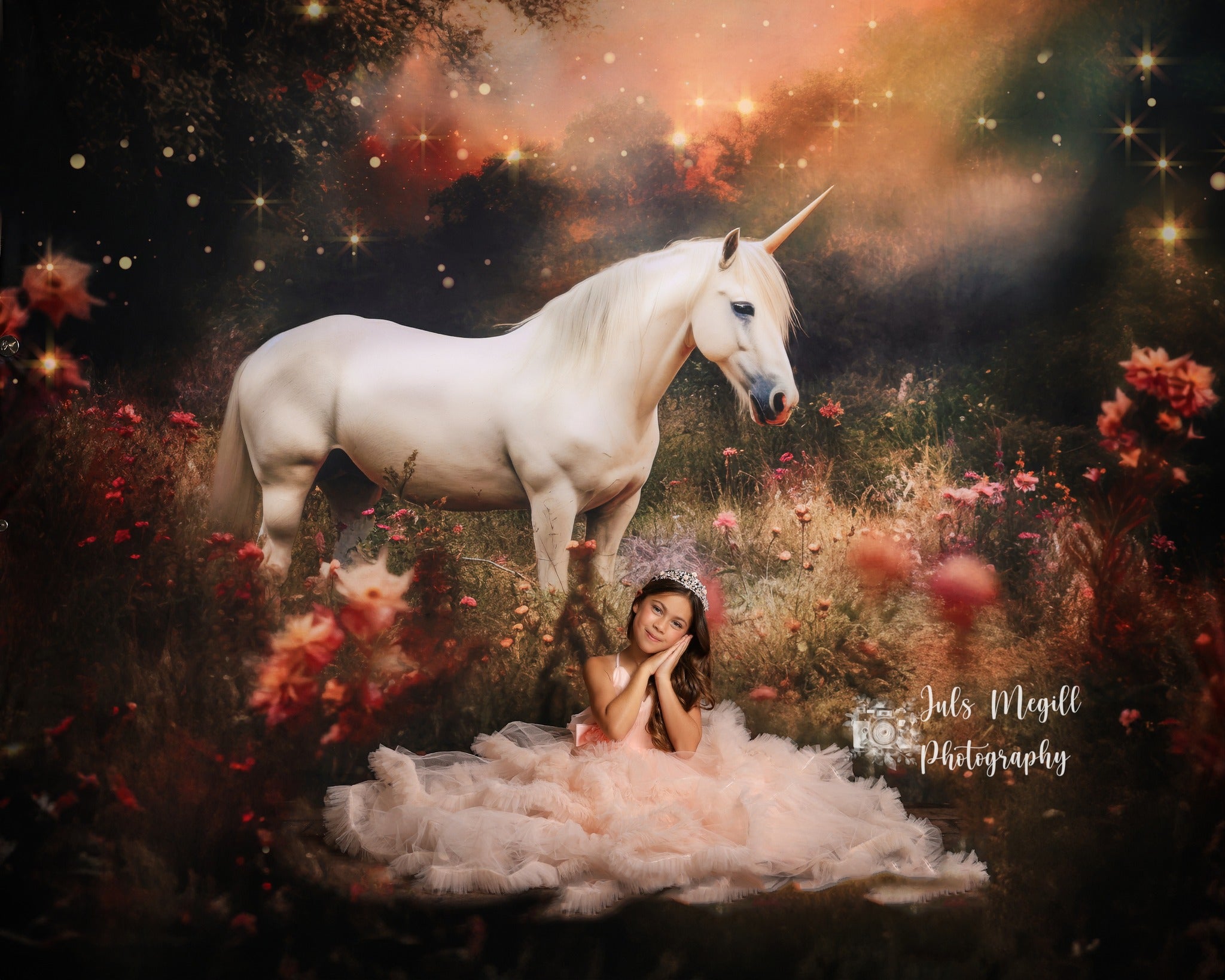 Kate Magic Unicorn Backdrop Designed by Patty Robert -UK