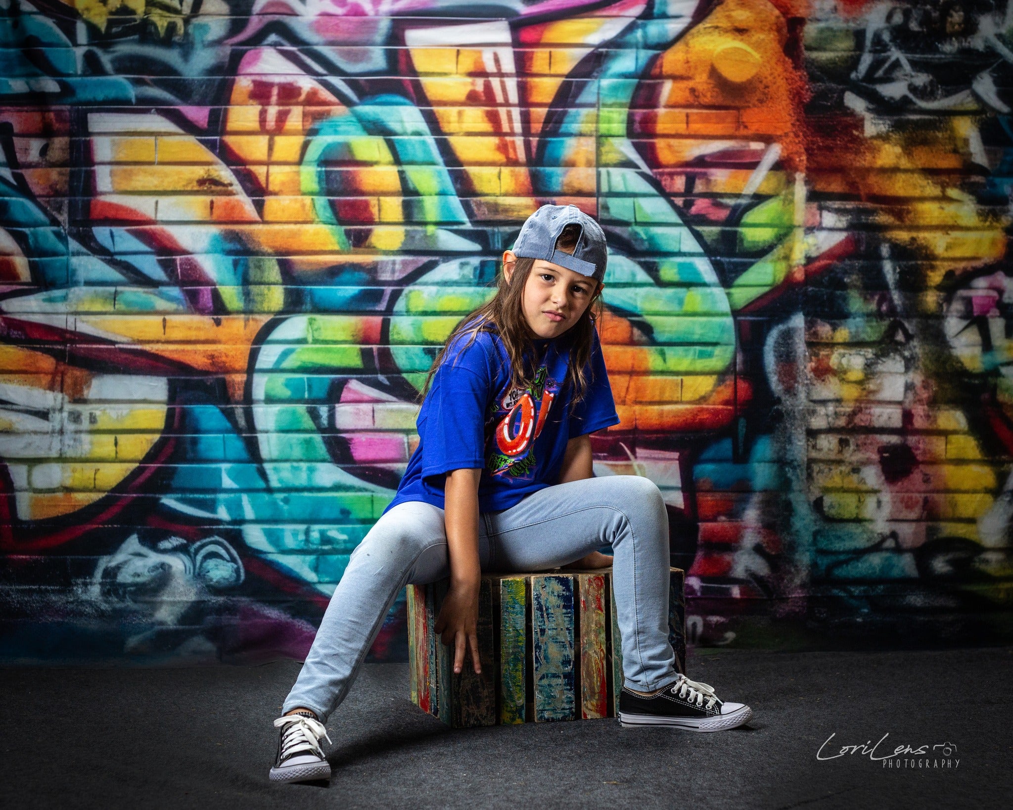 Kate Urban Graffiti Wall Backdrop Designed by Mandy Ringe Photography -UK
