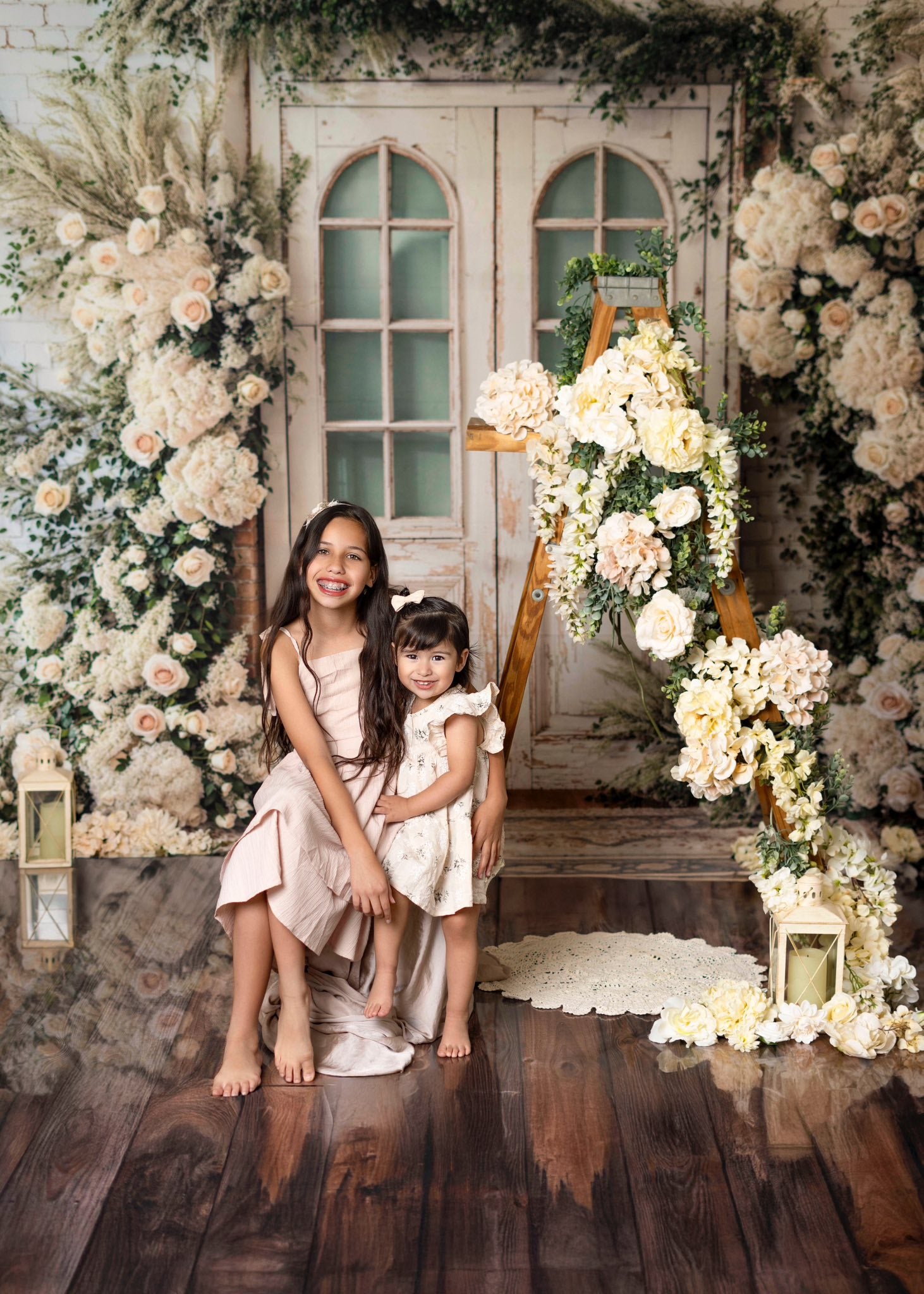 Kate Spring Wedding Floral Door Backdrop Designed by Emetselch -UK