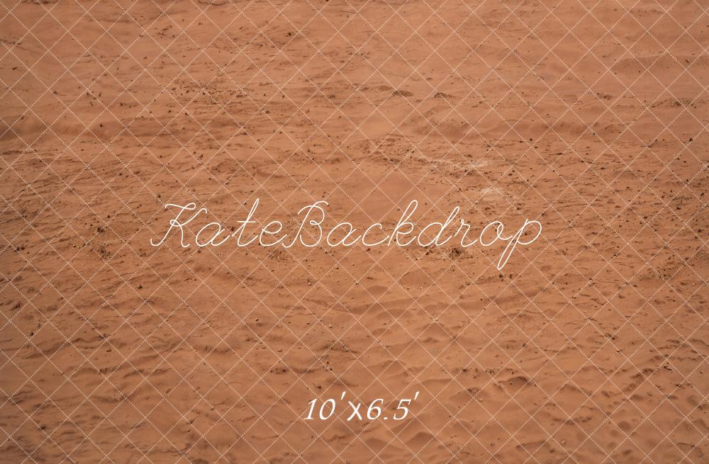 Kate Sand Ground Texture Brown Fleece Backdrop Designed by Emetselch -UK