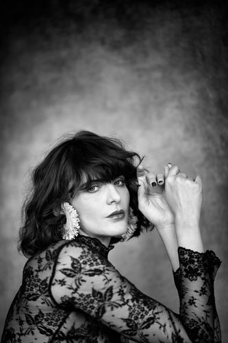 Kate Black Grey Abstract Textured Backdrop for Portrait Photography -UK