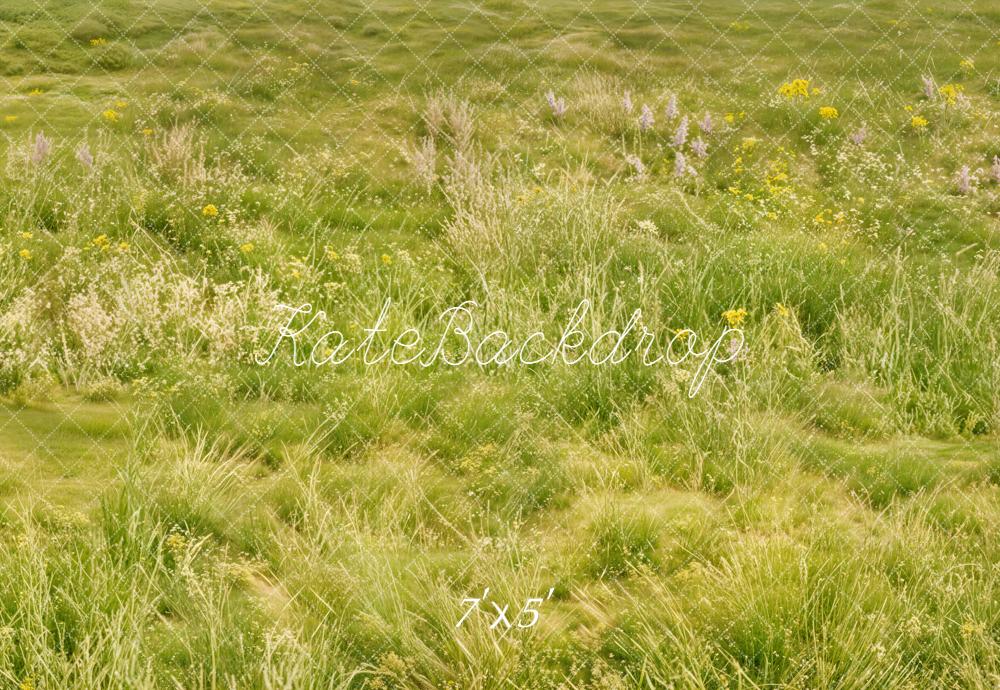 Kate Green Meadow Grass Floor Backdrop Designed by Emetselch -UK