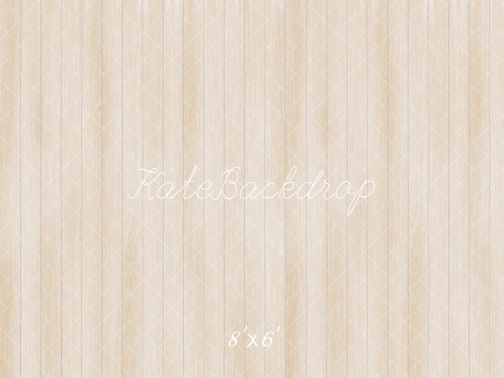Kate Beige Wood Texture Diamond Fleece Backdrop Designed by Emetselch -UK