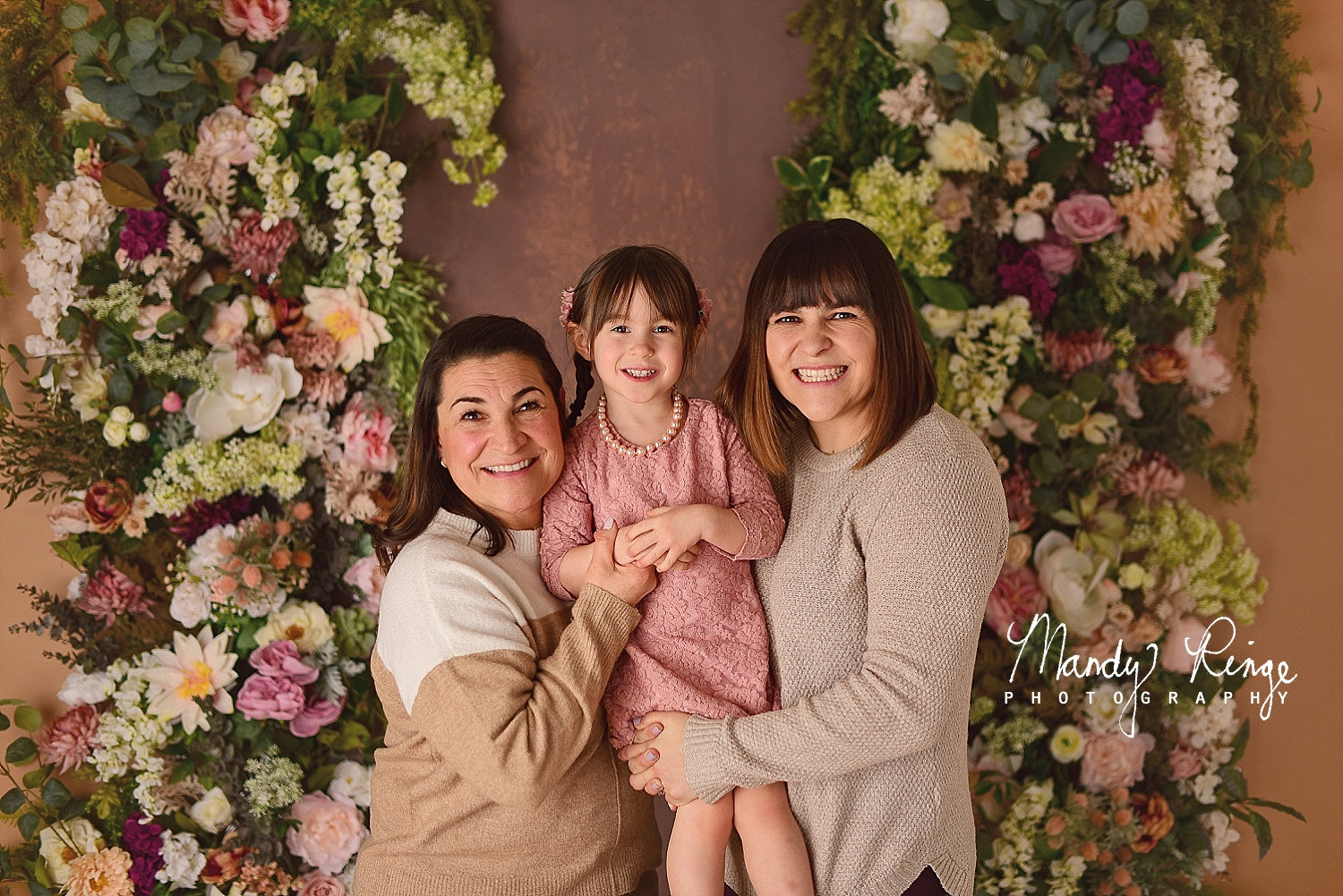 Kate Floral Rustic Brown Backdrop Designed by Mandy Ringe Photography -UK