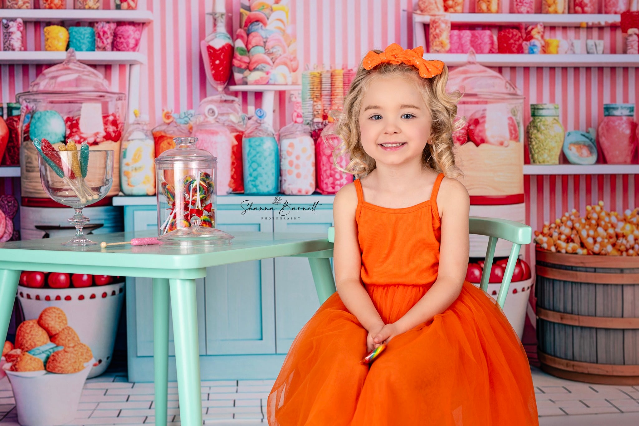 Kate Children Sweet Candy Backdrop Designed by Angela Marie Photography -UK