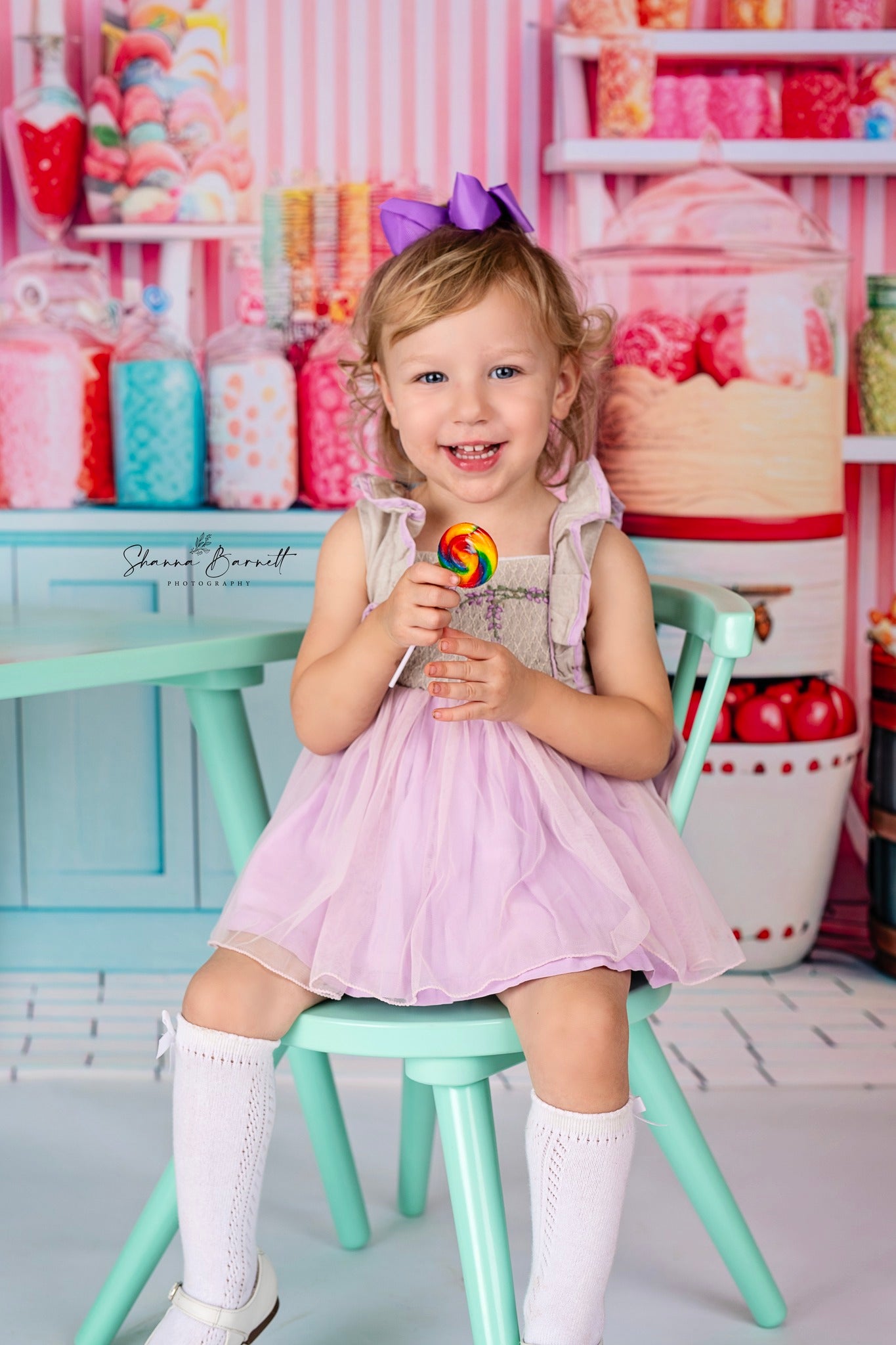 Kate Children Sweet Candy Backdrop Designed by Angela Marie Photography -UK