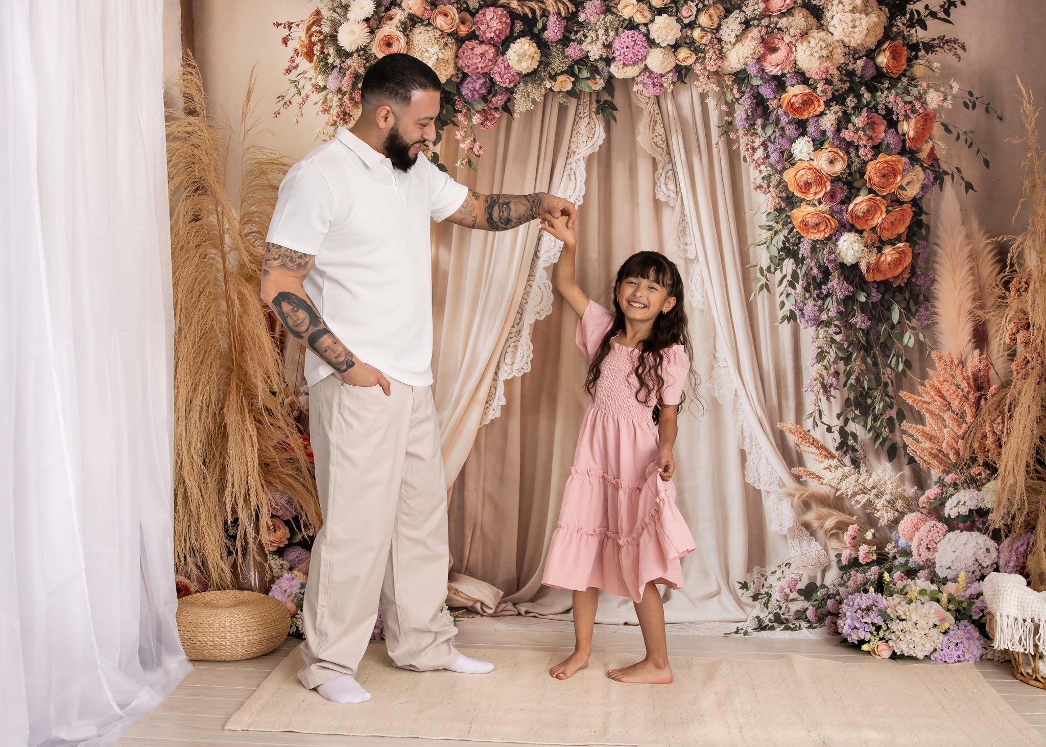 On Sale Kate Boho Flower Arch Draped Wedding Backdrop Designed by Emetselch -UK