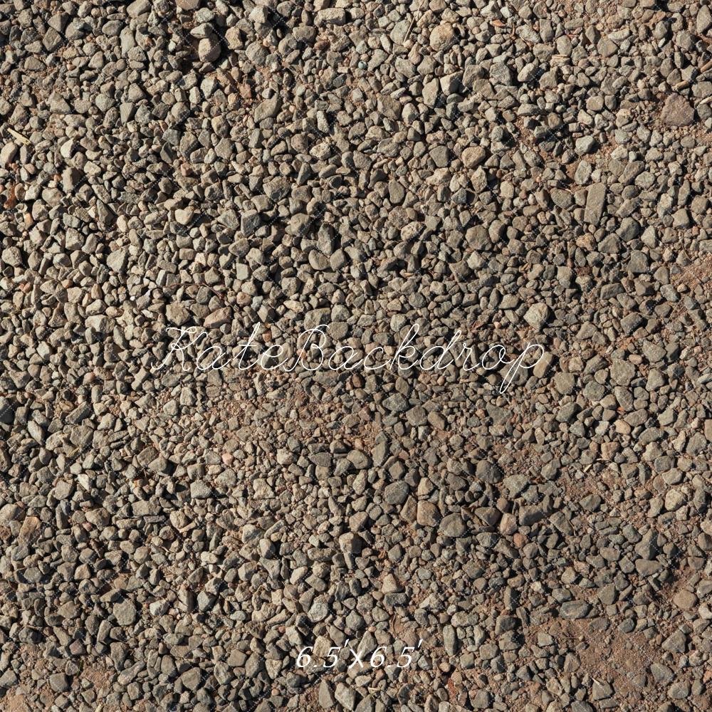 Kate Gravel Stone Ground Texture Floor Backdrop Designed by Mini MakeBelieve -UK