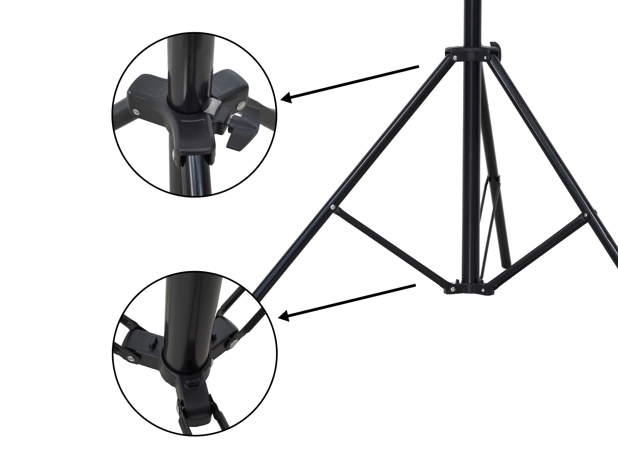 Kate 3 Horizontal Crossbars Adjustable Background Stand for photography -UK
