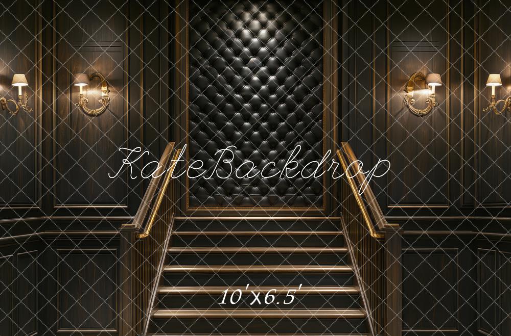 Kate Cascading Stairs Tufted Wall Sconces Backdrop Designed by Mini MakeBelieve -UK