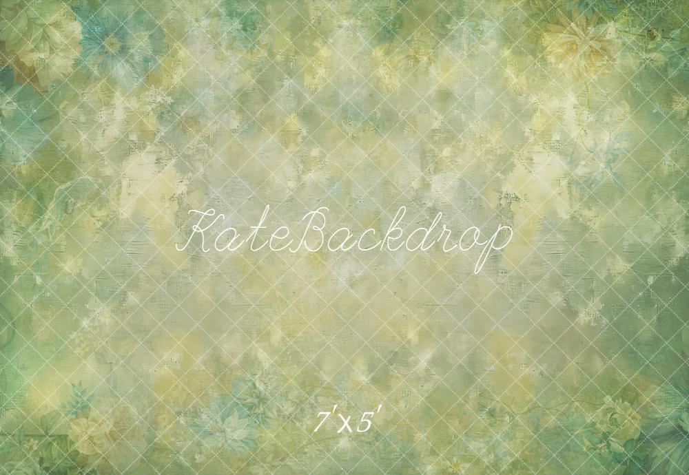 Kate Pastel Floral Fine Art Green Backdrop Designed by Kate Image