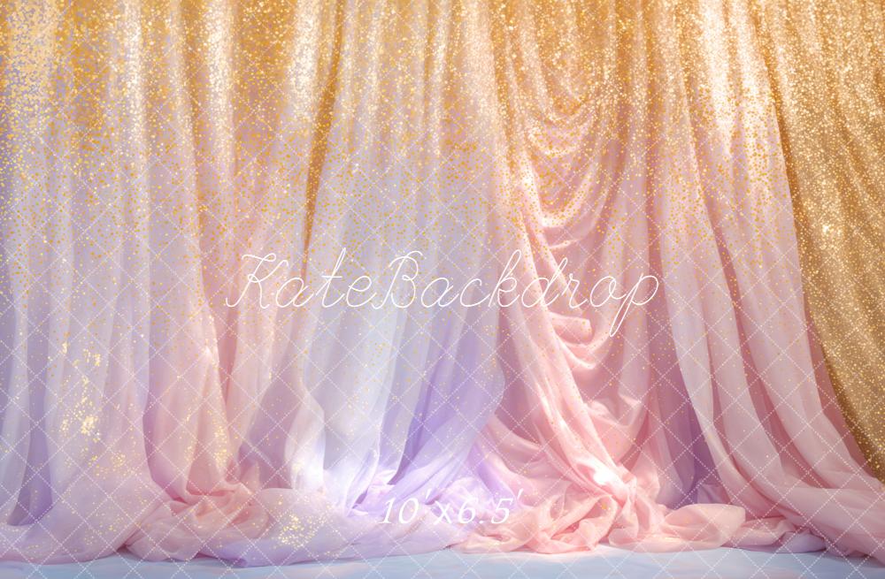 Kate Glitter Ombre Draped Backdrop Designed by Emetselch -UK
