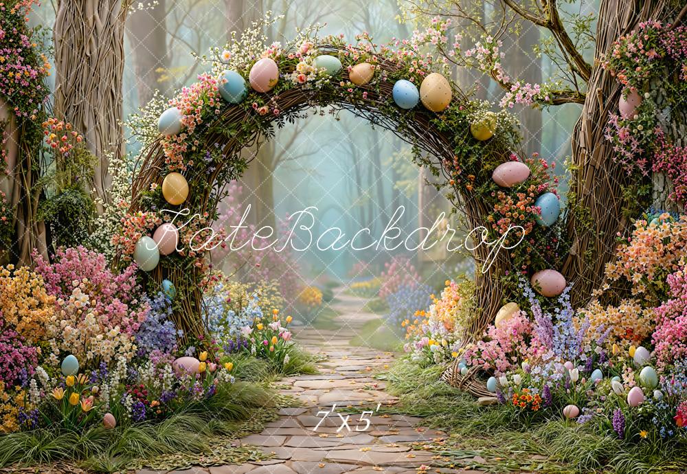 Kate Easter Egg Arch Forest Backdrop Designed by Emetselch