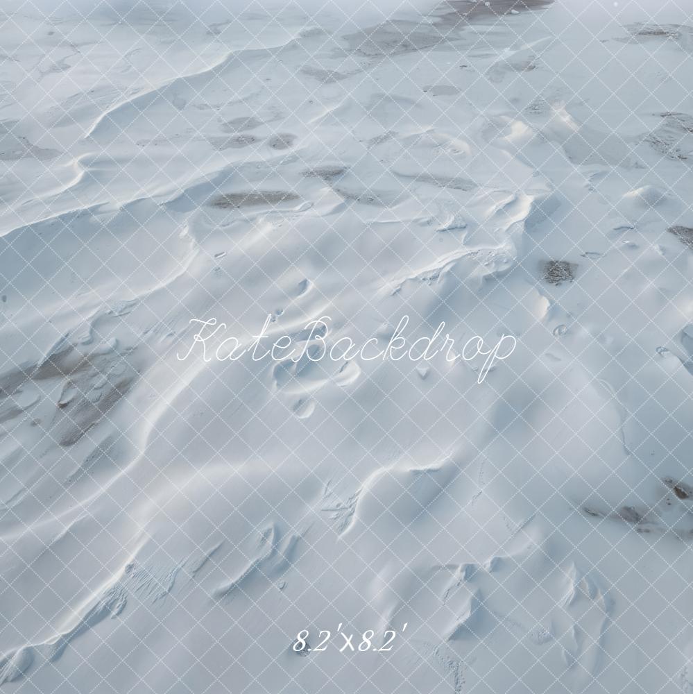 Kate Snowy Ground Texture Backdrop Designed by Emetselch -UK