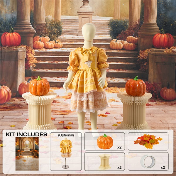 Kate Autumn Walkway Pumpkin Photo Kit -UK