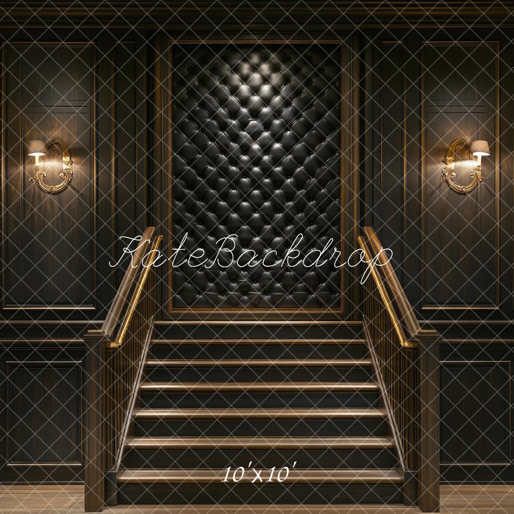 Kate Cascading Stairs Tufted Wall Sconces Backdrop Designed by Mini MakeBelieve -UK