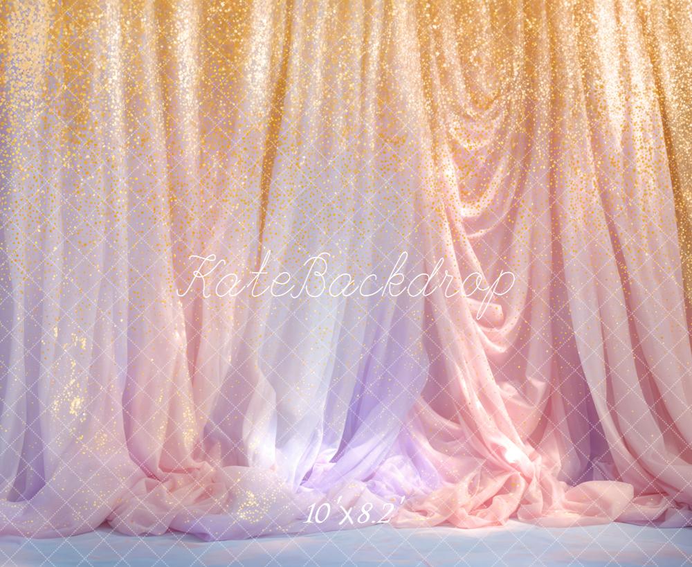 Kate Glitter Ombre Draped Backdrop Designed by Emetselch -UK