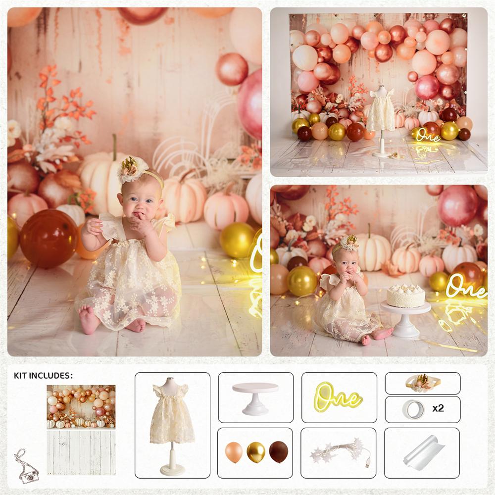 Kate Boho Pumpkins Cake Smash Photo Kit -UK