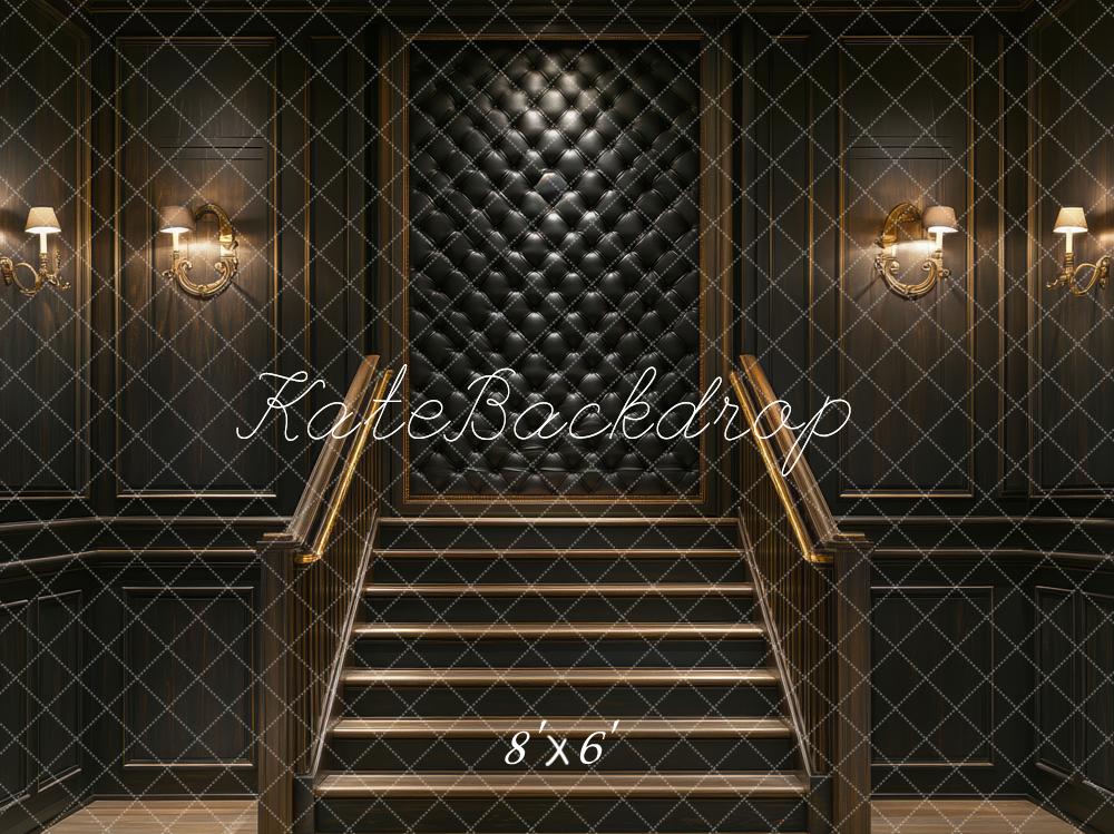 Kate Cascading Stairs Tufted Wall Sconces Backdrop Designed by Mini MakeBelieve -UK