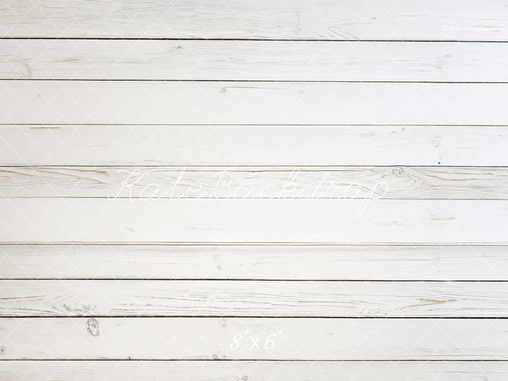 Kate White Wood Plank Texture Backdrop Designed by Mandy Ringe Photography -UK