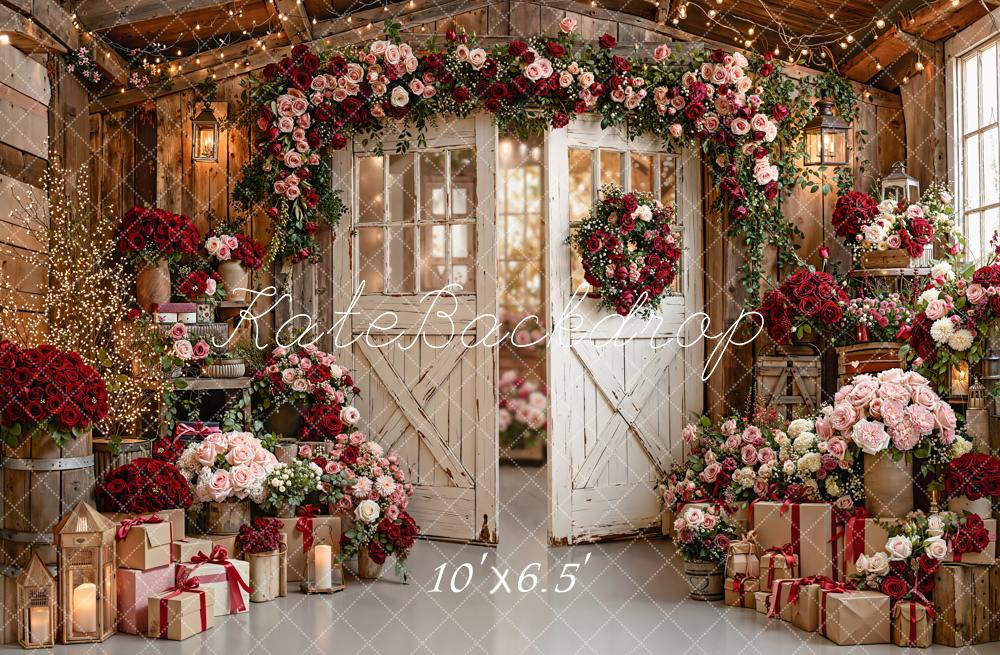 Kate Floral Arch Rustic Gifts Door Backdrop Designed by Emetselch