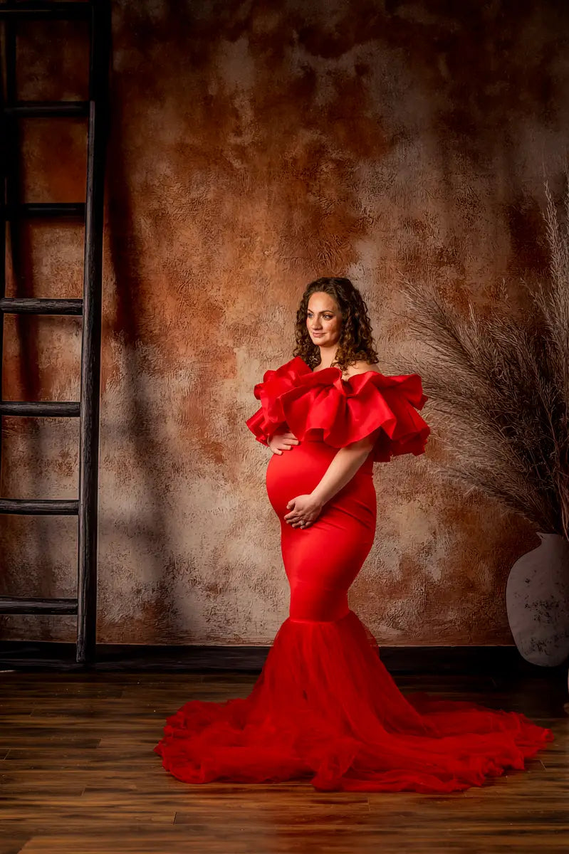 Kate Simple Boho Rustic Ladder Vase Backdrop Designed by Mini MakeBelieve -UK