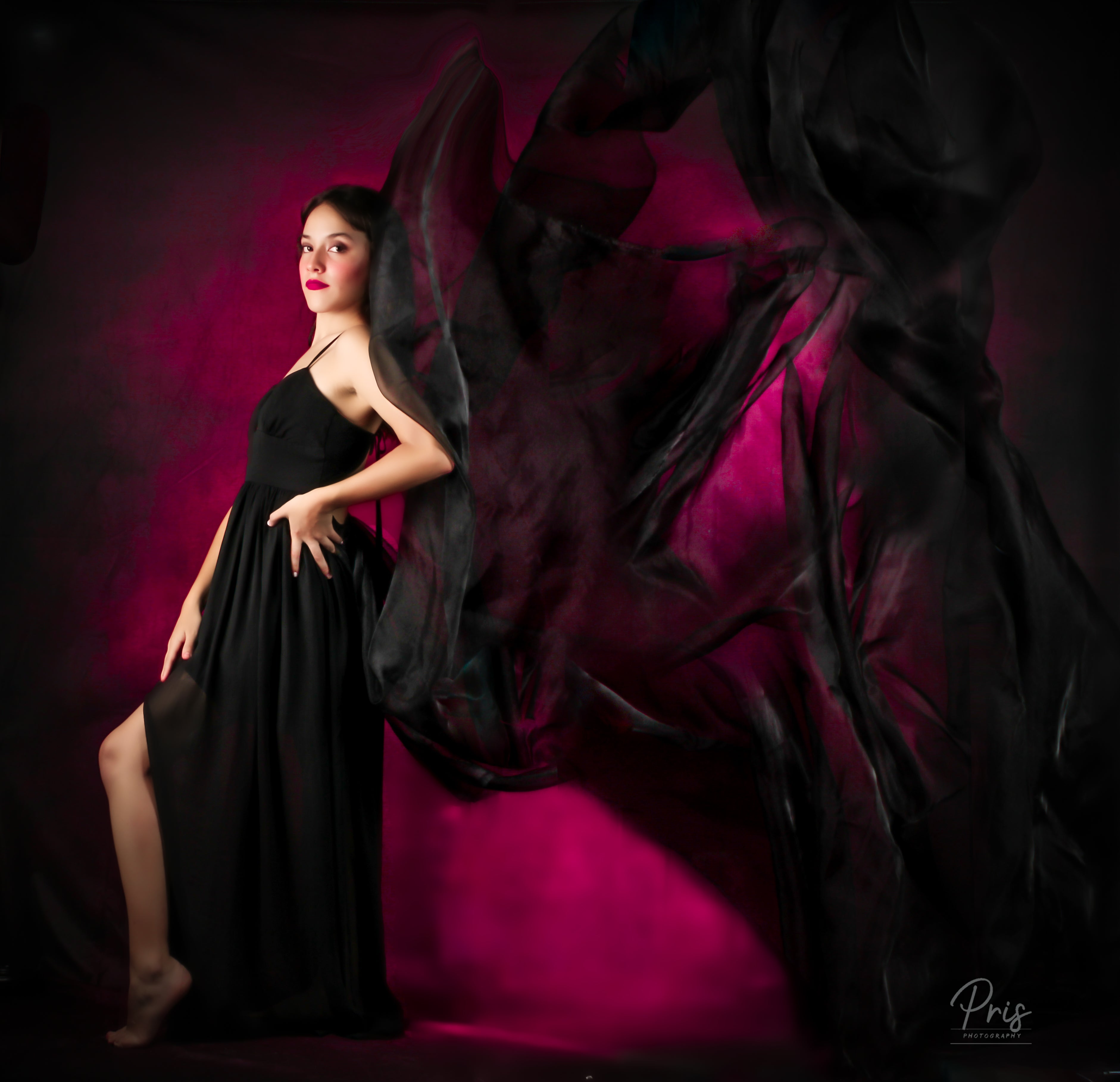 Kate Abstract Dark Rose Red Backdrop for Photography -UK